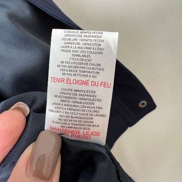 Jason Wu navy blue bomber jacket with pockets line new S - Picture 14 of 14